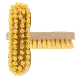 Wooden Scrubbing Brush Nylon Heavy Duty Hard Bristles Brush For Cleaning Tile, Floor, Deck, Car, Iron, Boots Hand Brush Scrub For Home And Commercial Use