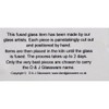 D&J Glassware Fused Glass in a Highland Cows Collection -