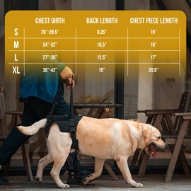 OneTigris Victus Support Harness,Lightweight & Simple Mobility Assistance Vest with Grab Handle | Pet Lifting Rehabilitation Gear | Rear Leg Support Straps