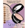 Seytu Maquillaje Polvo Compacto 2 En 1 A Prueba De