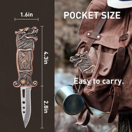 Lighter, Windproof Dragon Gas Lighter, Cool Design for Gift, Exquisite Packaging, Refillable Butane Lighters, Suitable for Festivals, Birthdays, Gifts for Men (Tap)