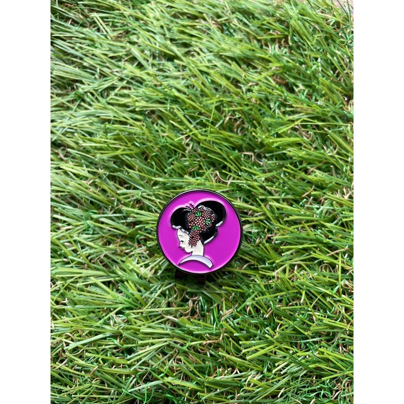 Don Flyee Golf Marker Magnet Geisha Maiko Alloy Hat Clip