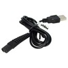 vhbw Charging Cable Compatible with Braun Series 3 345s, 350cc,