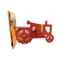Royal Wing Red Tractor Shaped Squirrel Feeder 2 Cob Feeder