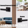 Probrico Dummy Lever Door Handle Square Non-Turning Single Side Pull