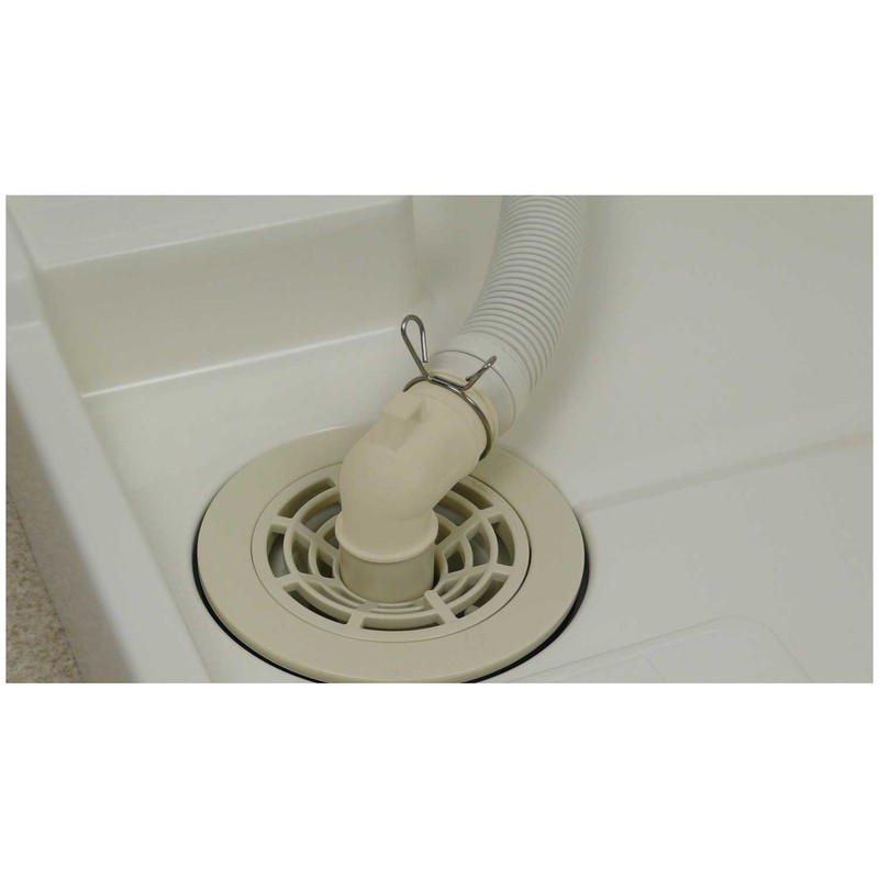 Kakudai 437-250 Washing Machine Drain Trap Band, Securely Connects Drain