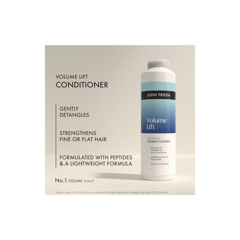 John Frieda Volume Lift Lightweight Conditioner 500ml Fine Hair