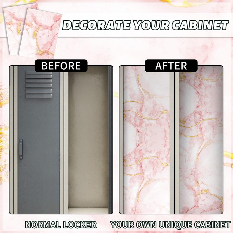 Ctosree 12 Pcs School Locker Magnetic Wallpaper 12" x 9"