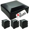 Post Caps Fence Post Cap Pipe Cap Black Post Cover
