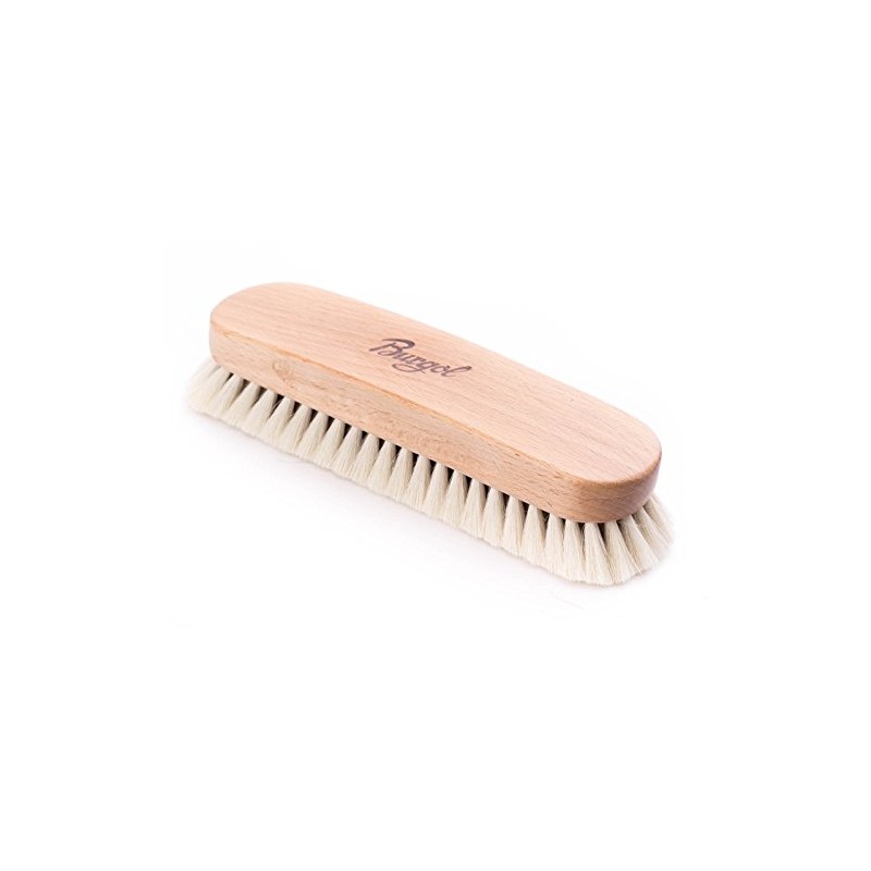 Burgol Yakhaarbürste Polishing Brush-Beech Wood-Light or Dark Size: Unique Size