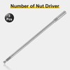 sourcing map 3pcs Nut Driver Drill Bit 5.5mm Metric Socket