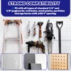 Waltool 40Pcs Black Stainless Steel Pegboard Display Hooks Assortment Set,
