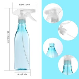 WUJIAQIU Spr√ºhflaschen, 2 Stk 450ml Spr√ºhflasche Pflanzen, Wasserspr√ºhflasche, Kunststoff Zerst√§uber Spr√ºhflaschen, Leere Nachf√ºllbare Blumenspr√ºher f√ºr Blumen, Garten, Haare Friseur