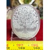 selenite palm stone With Tree Of Life