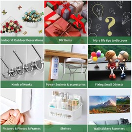 fKiZanthene Heavy Duty Double Sided Tape** - Reusable Removable Mounting Strips for Walls, Posters & Carpets | 5m x 2cm Clear Nano Tape