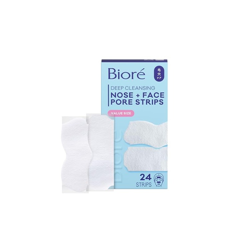 Bioré Deep Cleansing Pore Strips Combo, 24 Count Strips