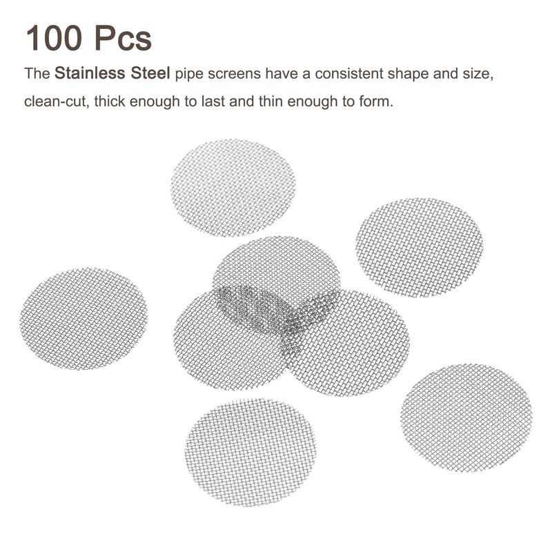 MECCANIXITY Pipe Screen Stainless Steel Screens 15mm Diameter for Pipe