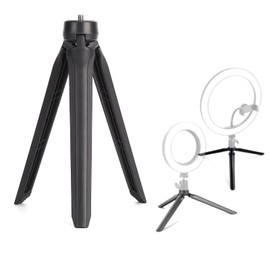 Mini Desktop Tripod, Easy to Carry Durable Lightweight Bright Phone Mount for Camera