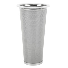 Coffee Strainer Stainl Steel Mesh Filter, Ultra Fine Mesh, Reusable Coffee Filter, Suitable for Fruit Drink, Cold Brew, Lemonade, Iced Tea and Iced Coffee (8 * 15cm)