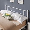 Yaheetech Queen Size Metal Bed Platform Simple Industrial Style Bedroom