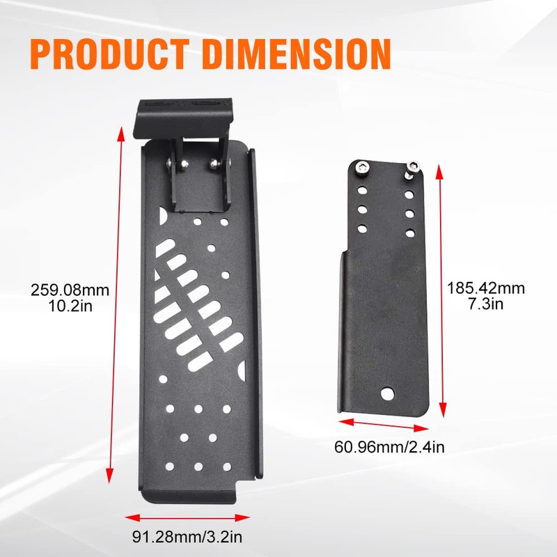 ADTOPI JL Dead Pedal, Gladiator Dead Pedal Left Side Foot