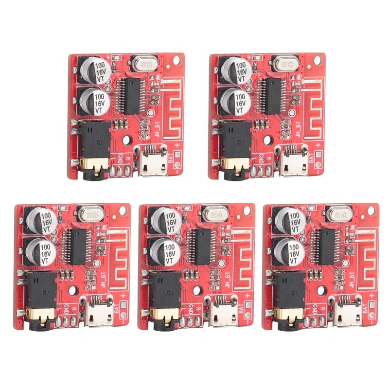 5PCS DIY Bluetooth 5.0 Receiver Board Lossless Decoder Board Wireless