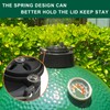 Quantfire Cast Iron Cap for Big Green Egg Dual Function