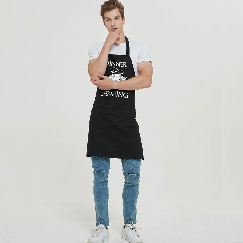 Funny Apron for Men/Women 100% Cotton Thick and Durable Waterproof
