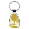 Au-TOMOTIVE GOLD Teardrop Key Chain for Honda Element (Gold)