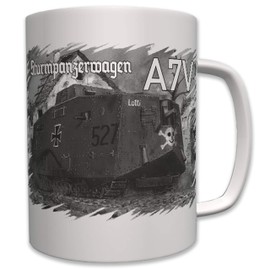 Storm Tank Car A7V Tank WK 1 German Army Cup #6232