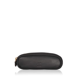 Lakeland Leather Real Leather Double Twin Pair Unisex Glasses Case (Black)