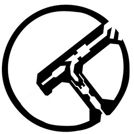 Kamen Rider DE-O Logo Vinyl Stickers Symbol 5.5" Decorative DIE Cut Decal for Cars Tablets LAPTOPS Skateboard - Black