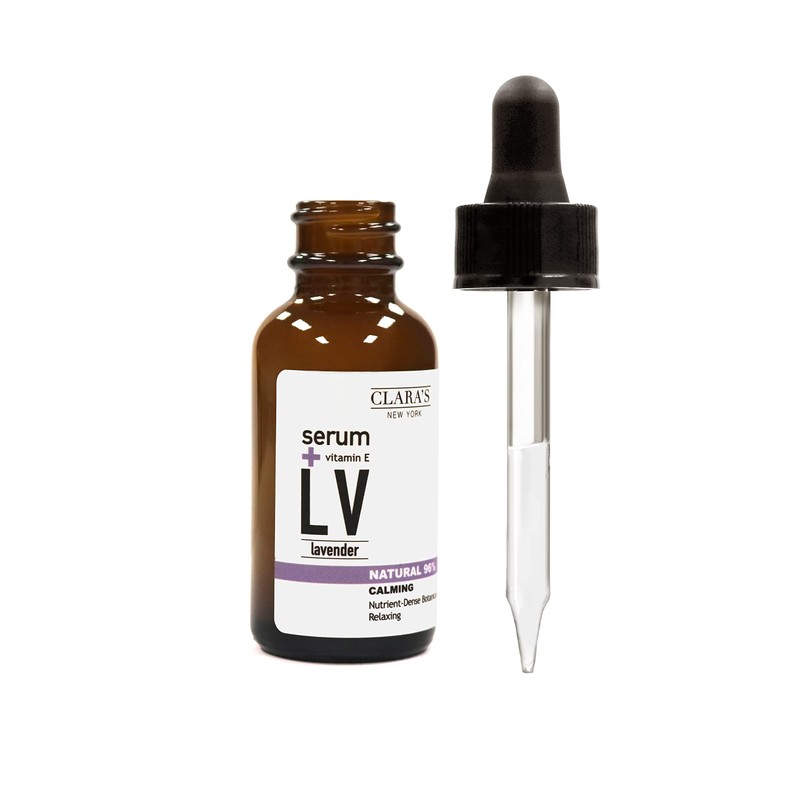Clara's New York Calming Lavender Facial Serum Cleanses and Soothes,