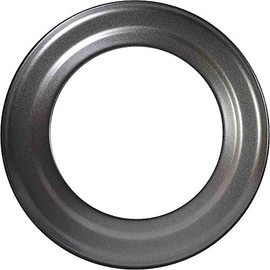 FIREFIX RD150/R - Rosetta per canna fumaria da 2 mm di diametro, per stufe e fuochi di combustione, Senotherm, grigio scuro, rigida, colore: nero