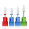 MELODYSUSIE Nail Drill Bits Set Ceramic Safety Professional 3/32 Inches