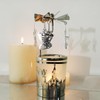 kingnero Carousel Candle Rotary Candle Holder Spinning Candleholder Metal Tea