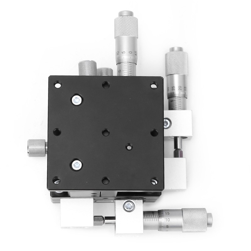 LD60-LM XYZ 3-Axes Manual Linear Stage Trimming Platform Tuning Sliding