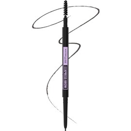 Maybelline Express Brow Ultra Slim Pencil Eyebrow Makeup, Precision Tip and Spoolie for Defined Eyebrows - Color: Black