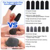 YBEATY 30 Pcs Finger Sleeves Gaming Light Fiber Thumb Protector