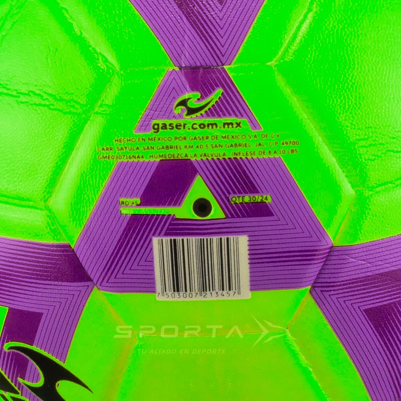 Gaser Balon de Futbol Soccer Laminado Medida Oficial # 5