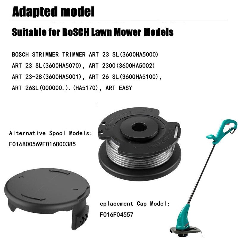 4Pcs Strimmer Wire Replacement - Durable Nylon Line for Grass