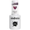 Andreia Semi-Permanent Nagellack Gel Poliermittel Farbe 307 Lila - Grautöne