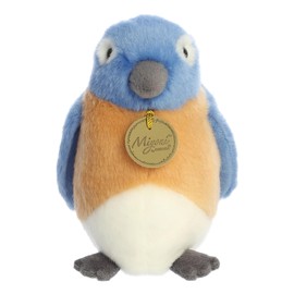 Aurora® Realistic Miyoni® Bluebird Stuffed Animal - Lifelike Details Make a Cherished Companion - Perfect for Decorating Bedrooms or Classrooms - 7 Inches