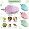 4 PCS Bird Beak Grinding Stone, Bird Perches for Cage,