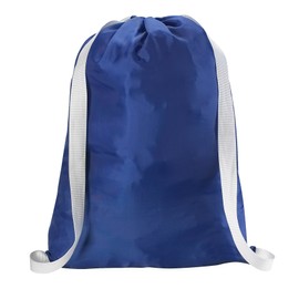 Handy Laundry, Royal Blue - 22" X 28" - Two Shoulder Straps for Easy Backpack Carrying and Drawstring Closure. These Nylon Laundry Bags Come in a Variety of Attractive Colors and Patterns.