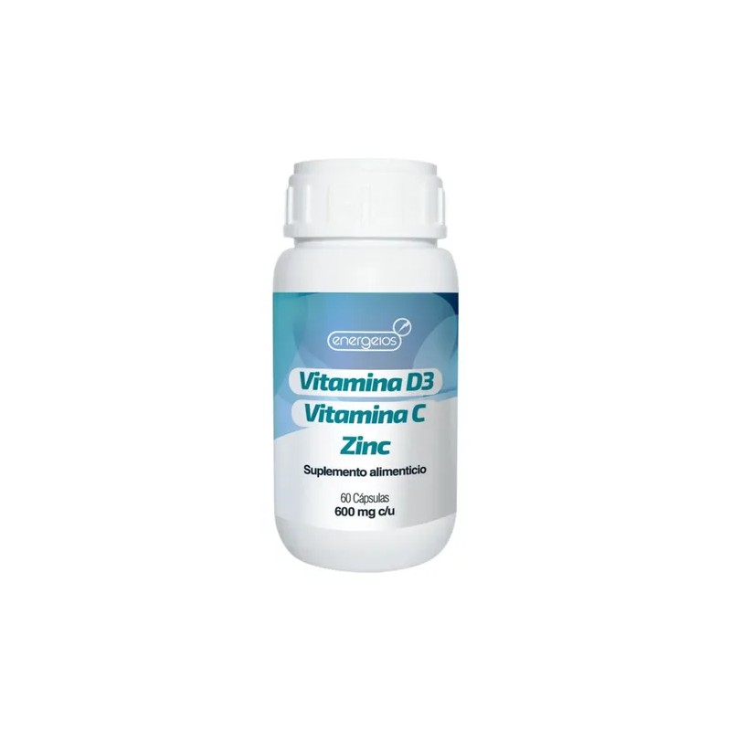 Cólageno Hidrolizado Energeios 450g Vitamina D3 Zinc Y C Cap