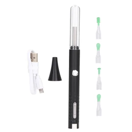 Smart Ear Cleaner Reusable Silicone Earspoon Wifi Ear Wax Removal Tool with 1080P HD Camera and LED Light