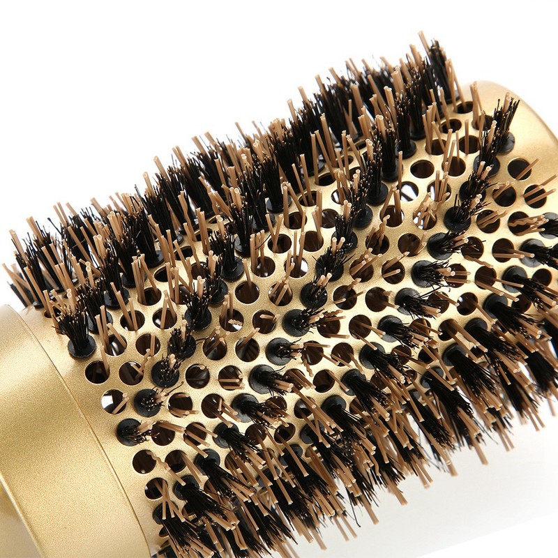 Professional Anti static Round Hair Comb Salon Styling Brush Twill