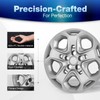 OPKOURE 17" Hubcaps Wheel Covers for 2010-2012 Ford Fusion, ABS