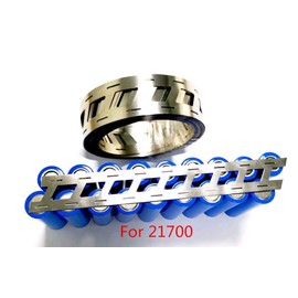 SUIDI 21700 Nickel Strip 2p 0.15x27.5x21.5mm(2M) for Li Cell Battery Welding,Pure Nickel Strip Offset Nickel Strips for Battery Welding 21700